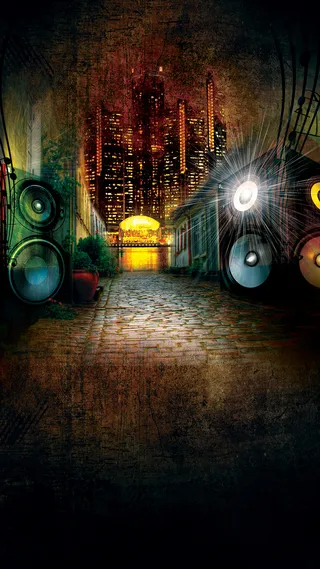 炫彩音乐元素H5背景高清