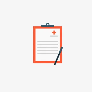 医院检查单免抠素材免抠