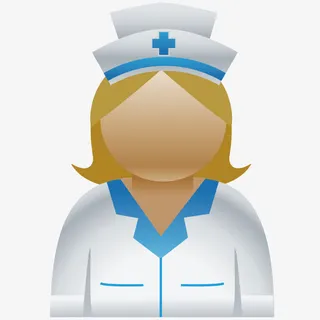 卡通女护士免抠