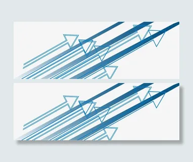 矢量商务箭头免抠