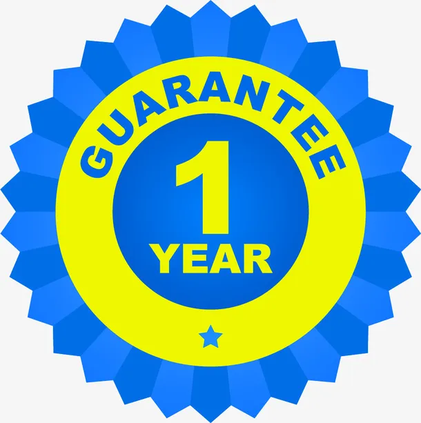 蓝色简约徽章标签免抠