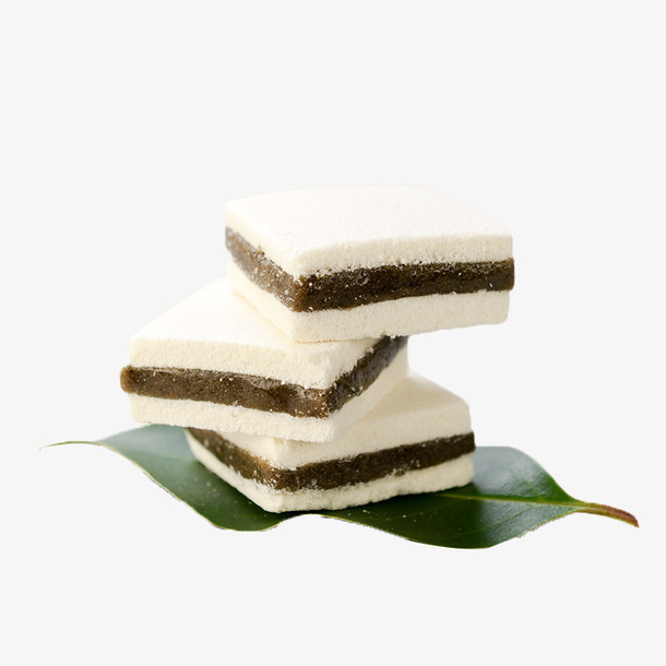 巧克力夹心糕点叶子免扣免抠