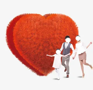 爱心感恩节免抠