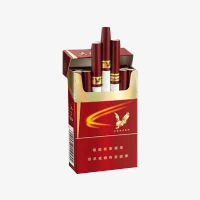 大红鹰经典香烟免抠