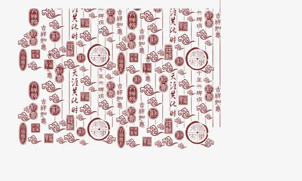 月饼包装底纹免抠