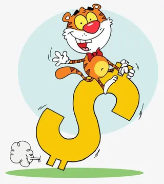 卡通老虎素材免抠
