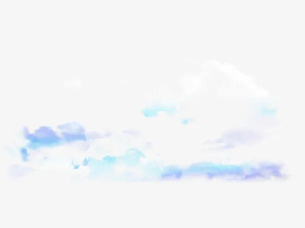 简约天空免抠
