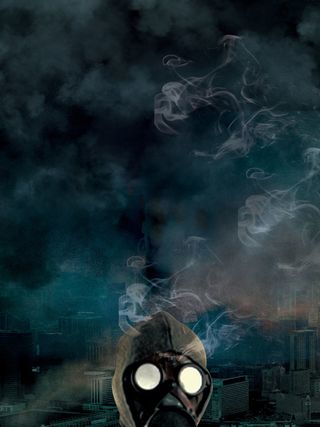 科技环境空气污染高清