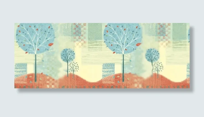 梦幻树林背景