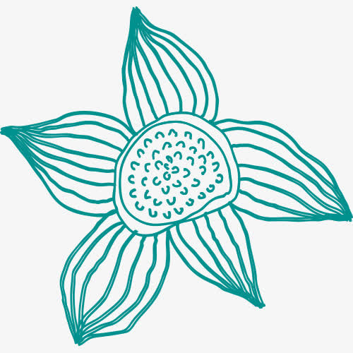 手绘 鲜花 动物 花瓣 蜡笔元素免抠
