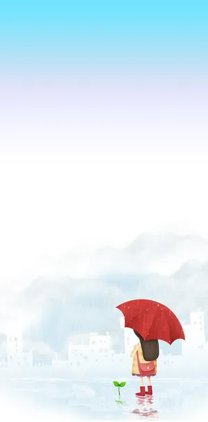 背景唯美漫画蓝紫渐变