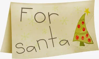 圣诞节装饰卡片免抠