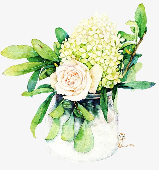 花草绘集免抠
