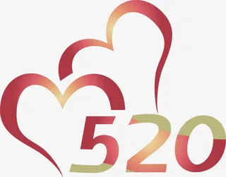 渐变喜庆节日字体免抠