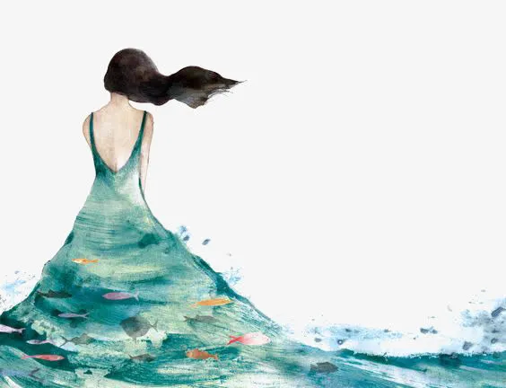 女生背影免抠