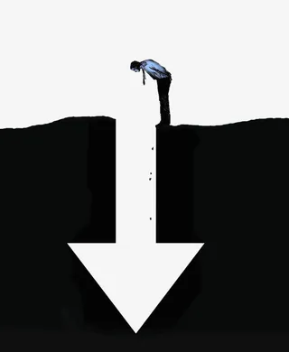 商务应用指向性人物指示方向免抠