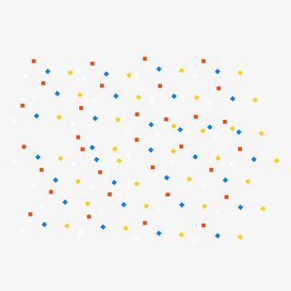 彩色卡通活动碎片免抠