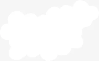 白色清新云朵免抠