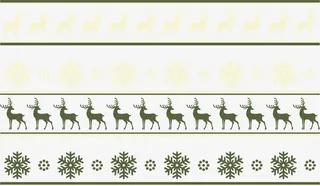 复古雪花驯鹿背景图