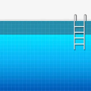 矢量的游泳池免抠