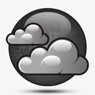 黑色月球圆球免抠