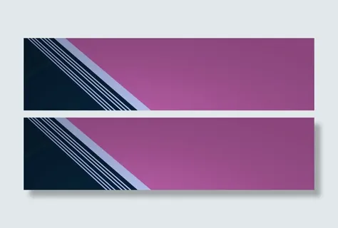 扁平酷炫背景banner设计免抠