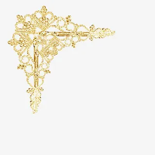 尊贵金色角边免抠 尊贵金色角边免抠