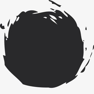 圆实心墨迹免抠