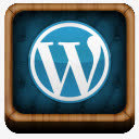 字母W绿边框标志图标免抠