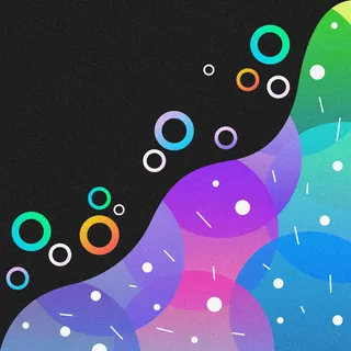 渐变风格插画免抠