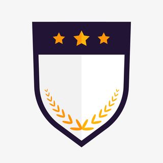 卡通盾牌文案背景