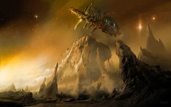 高级感背景 星球 夜空 科幻高清