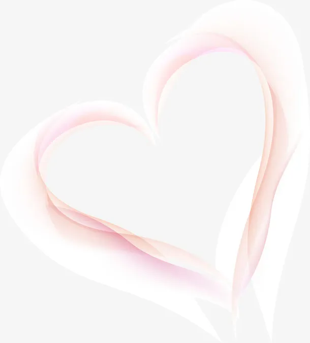 母亲节粉色爱心装饰免抠