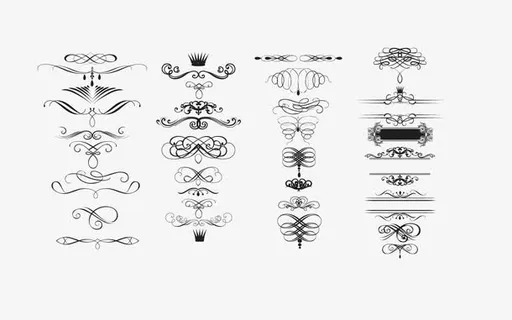 装饰花纹免抠