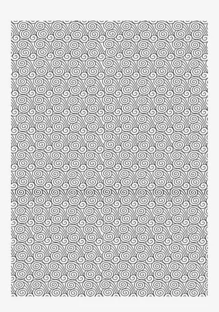 中国风黑色祥云纹理免抠