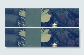 扁平厨房背景高清