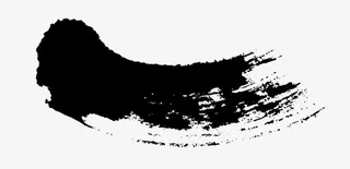 毛笔笔锋免抠装饰墨迹笔触元素