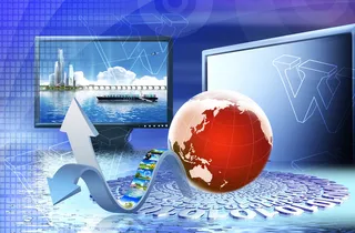 现代科技海报背景素材高清