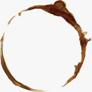 创意金属质感圆环免抠