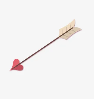 矢量爱之箭免抠