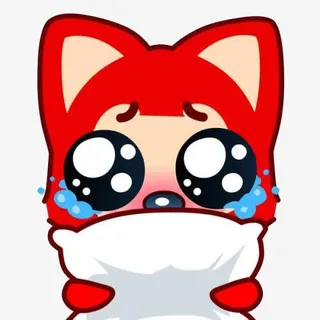 抱着枕头流泪的阿狸免抠 抱着枕头流泪的阿狸免抠