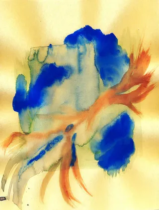 水彩纹理与纸张背景