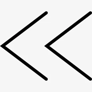 两个左箭头图标免抠