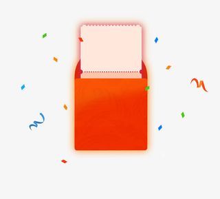 红色的红包免抠