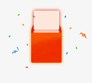 红色的红包免抠