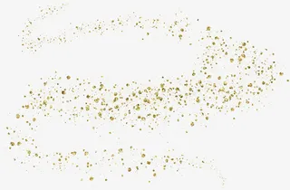 金砂分散的素材免抠