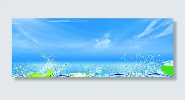 蓝色时尚水纹背景高清