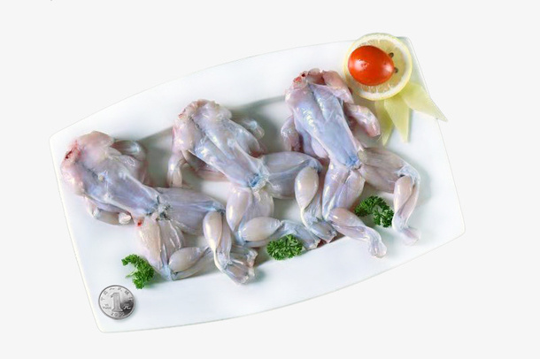 食物原材料生牛蛙免抠