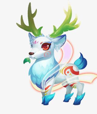 仙鹿  麋鹿免抠