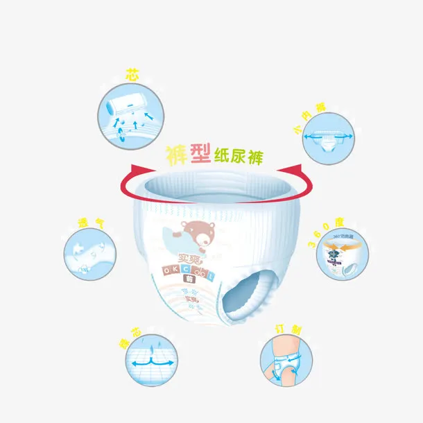 纸尿裤广告免抠